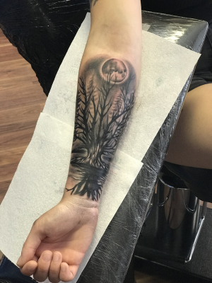 Forearm piece part of full sleeve pro